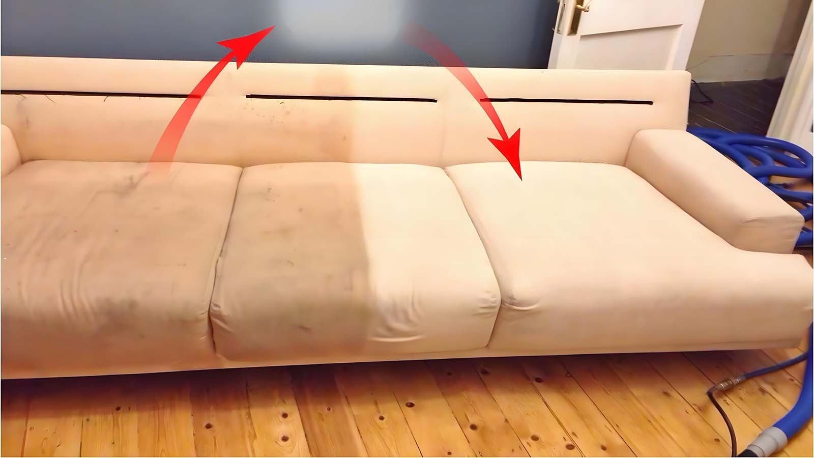 沙發清洗后效果